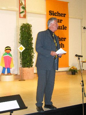 Der Landrat des Landkreises Amberg-Sulzbach Armin Nentwig bei seinem Grußwort