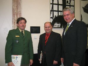 Herr PR Gschoßmann, PP Oberbayern, Herr RD Payer, StMI und Herr PD Notka, PP München