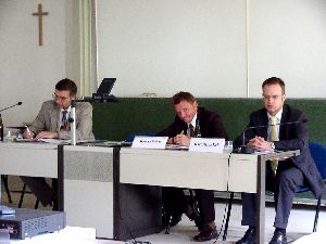 von links: Hubert Schröder, Markus Wörle, Karl Heinz Keil