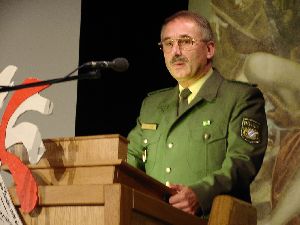 Der Polizeipräsident von Schwaben, Dr. Hans Endres