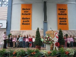 ... und sehen die letzte Probe im letzten Moment (Hier noch ohne Gäste).