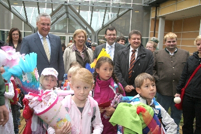 Abmarsch zum Außentermin