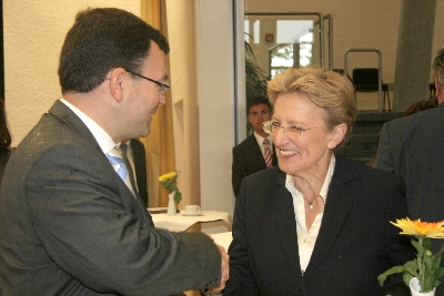 Frau Ministerialrätin Maria Els mit Herrn MdL Dr. Florian Herrmann, der übrigens auch Vizepräsident der Landesverkehrswacht Bayern (LVW) ist