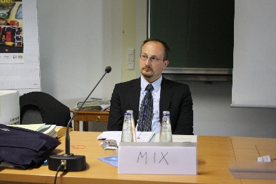 Vorstellung des Fachreferenten, Herrn EPHK Hans Mix vom Staatsministerium des Innern